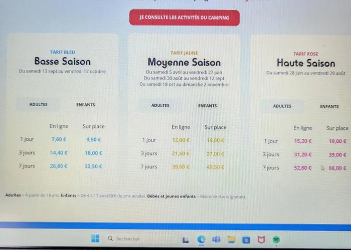 Parque de Campismo Les Charmettes Les Mathes